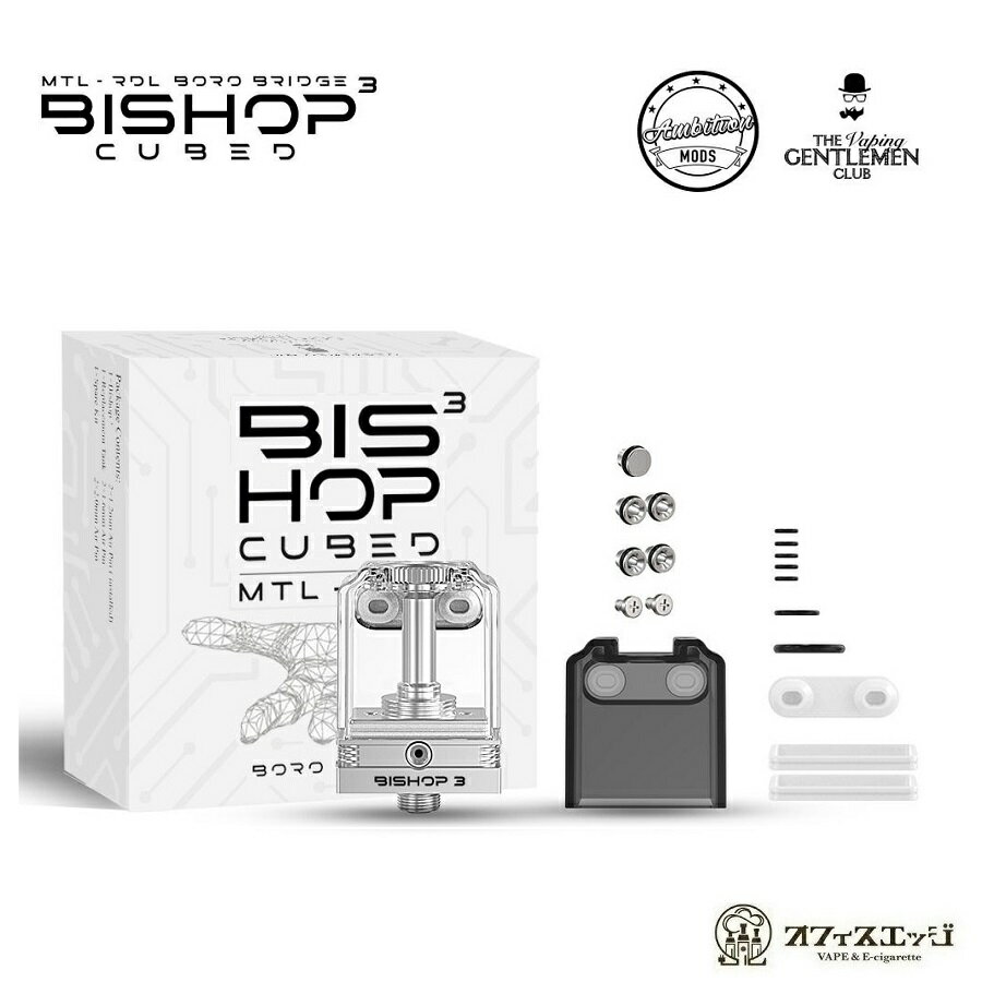 Ambition Mods Bishop3 Cubed RBA アンビションモッズ ビショップキューブド 互換 BB互換 510規格 [H-31]