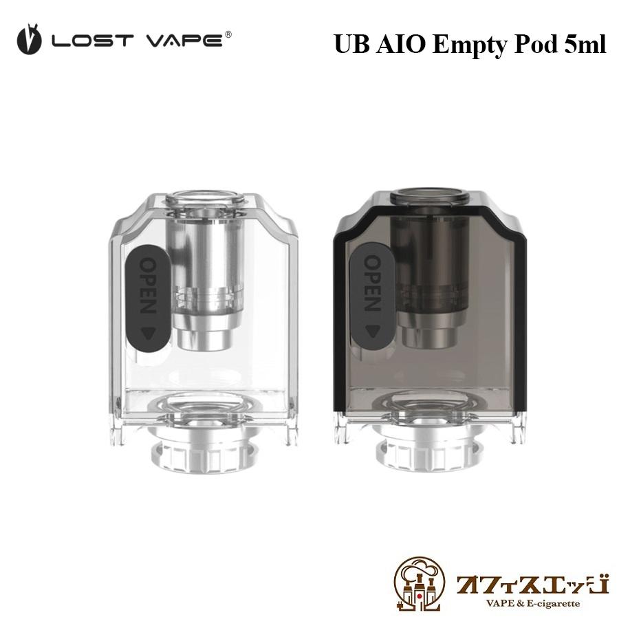 Lost Vape UB AIO Empty Pod 5ml Centaurus B60 / B80 AIO ロストベイプ ケンタウルス ケンタウロス 空PODカートリッジ カートリッジ pod 予備 コイル 新着商品 