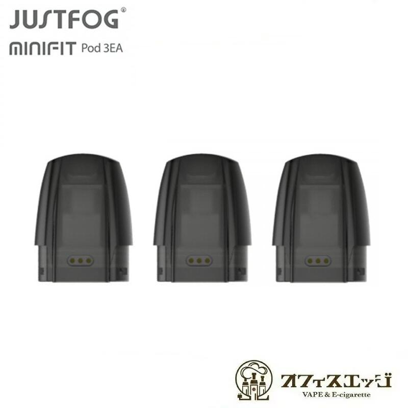 JUSTFOG Mini FIT 交換用PODカートリッジ 3個入り/ミニフィット/ジャストフォグ/ ...