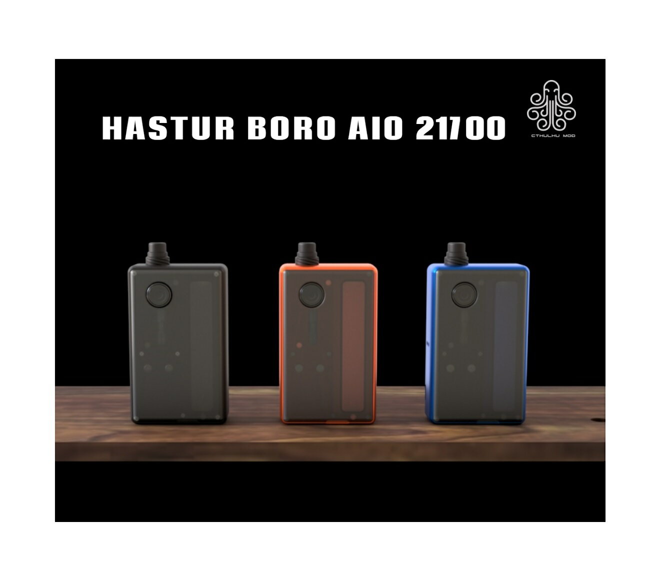 Cthulhu mod HASTUR BORO AIO 21700ハスターボロアイオー クツルフ 電子タバコ ベイプ 本体 vape 