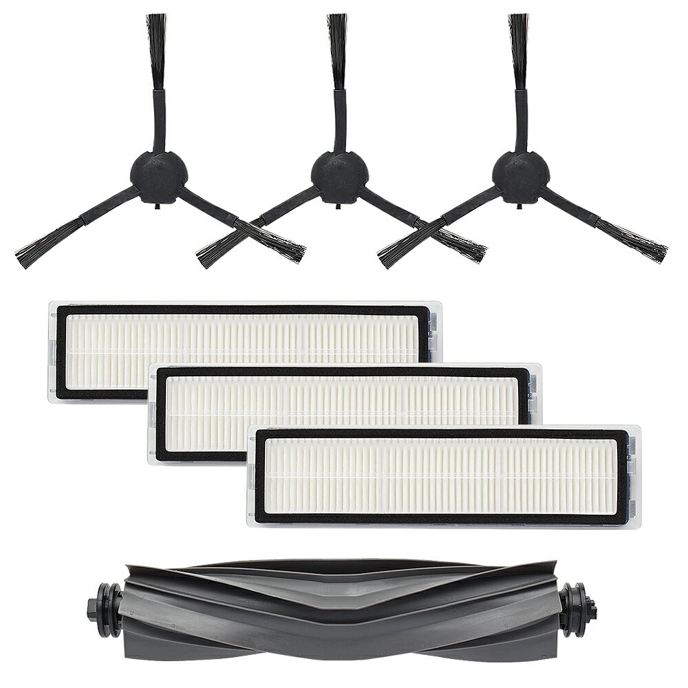 ※当商品はノーブランド品(互換品)です。メーカー純正品(正規品)ではございません。※ご覧になる環境によって、画像と実際の商品の色味が異なる場合がございます。 サイドブラシ 》 メインブラシ 》 フィルター 》 モップパッド 》 交換パーツ7点セット 》 交換パーツ9点セット 》 商品名 交換パーツ7点セット 互換品 入り数 サイドブラシ×3個メインブラシ×1個フィルター×3個 対応機種 Dreame D9 Max Gen2 D10s / D10s Pro L10 Pro メインブラシの特長 硬質のフローリング（木製床・タイル）向け。床を傷つけにくい柔らかい素材で、髪の毛や糸くずの絡みにくい。 保証期間 購入日から3ヵ月 配送について メール便（送料無料）・代引き不可 交換アクセサリーキット Dreame ロボット掃除機用