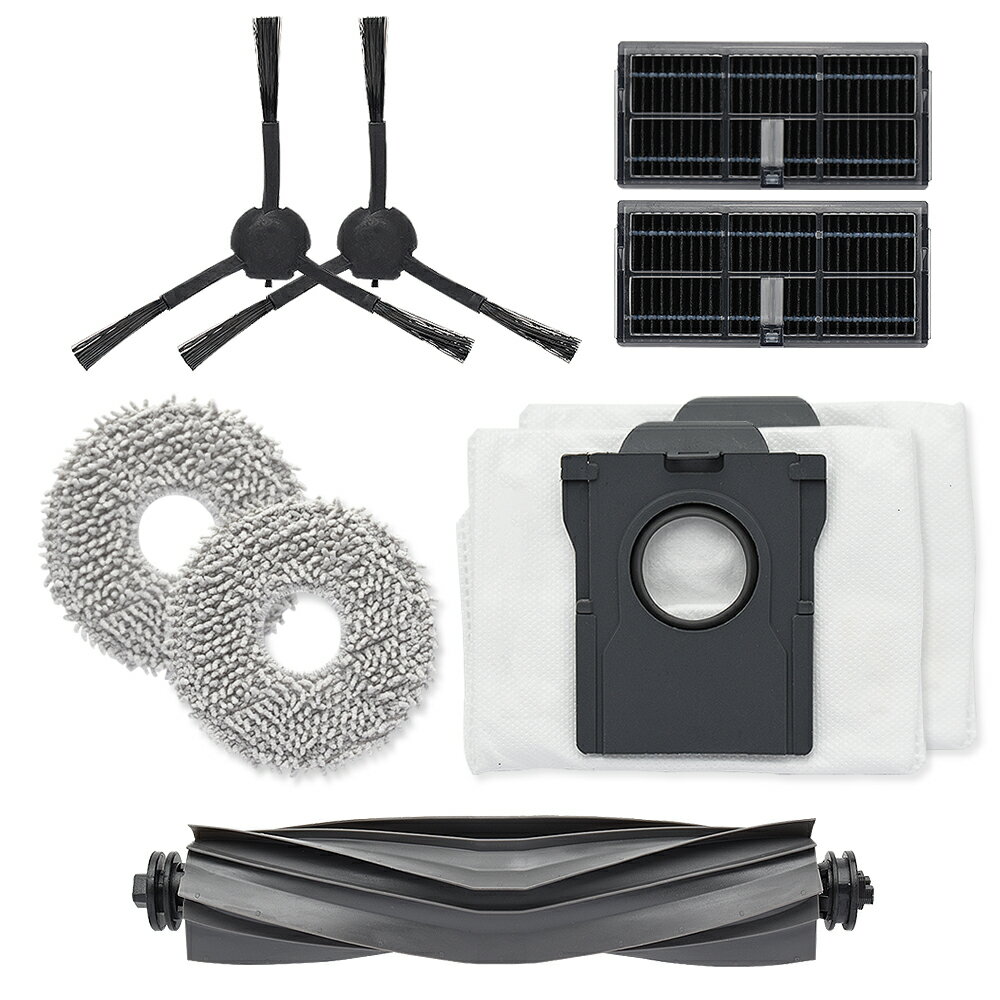 ドリーミー ロボット掃除機 L10 / L40 / X30 用 サイドブラシ、メインブラシ、モップパッド、フィルタ..