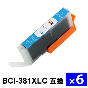 BCI-381XLC�������̡˥����� ��6�ܥ��åȡ� �ߴ����󥯥����ȥ�å�