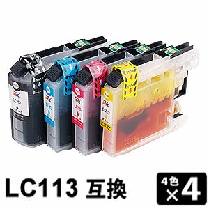 Other - LC113-4PK 【4色セット×4】 互換インクカートリッジ
