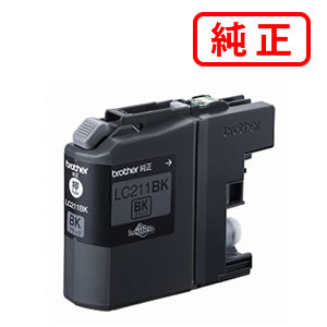 LC211BK ブラック 【3本セット】BROTHER ブラザー 純正インクカートリッジ 【沖縄・離島 お届け不可】