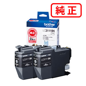 Rakuten - LC3111BK-2PK ブラック 【2本セット】BROTHER ブラザー 純正インクカートリッジ 【沖縄・離島 お届け不可】