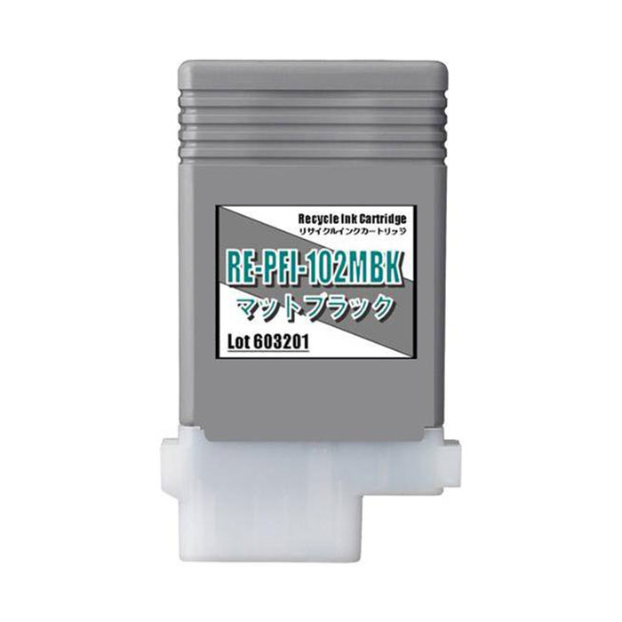 Other - 【リサイクルインク】 PFI-102MBK マットブラック キヤノン対応 再生インク【沖縄・離島 お届け不可】