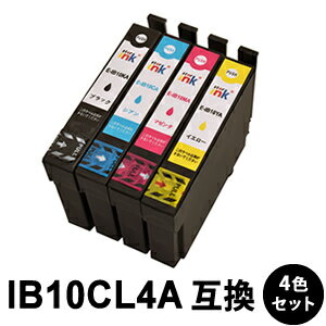 IB10CL4A 【4色セット】 互換インクカートリッジ IB10CL4A 【4色セット】 互換インクカートリッジ