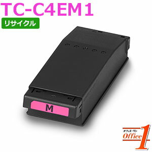 【スーパーSALE期間 15％OFF特価】 【現物再生品】TC-C4EM1 / TCC4EM1 マゼンタ リサイクルトナーカートリッジ 【沖縄・離島 お届け不可】