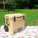 アイスランド クーラーボックス タイヤ付きタイプ 45QT(42.6L) サンド/Sand 【特典おまけ付き】おしゃれ 人気 ハードクーラー ICELAND アウトドア キャンプ BBQ バーベキュー ピクニック 釣り フィッシング ミリタリー 【沖縄・離島 お届け不可】