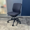 【中古】内田洋行 UCHIDA KRA-00C オフィスチェア 事務所椅子 肘無 グレー