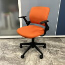 【中古】サイドフィット KOKUYO コクヨ オフィスチェア 事務所椅子 オレンジ CRS-G220