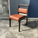 【中古】アダル チェア 椅子 おしゃれ家具 オレンジ ダイニングチェア リビングチェア
