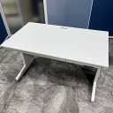 【中古】PLUS プラス 平机 RY-T127 WH オフィスデスク 事務机