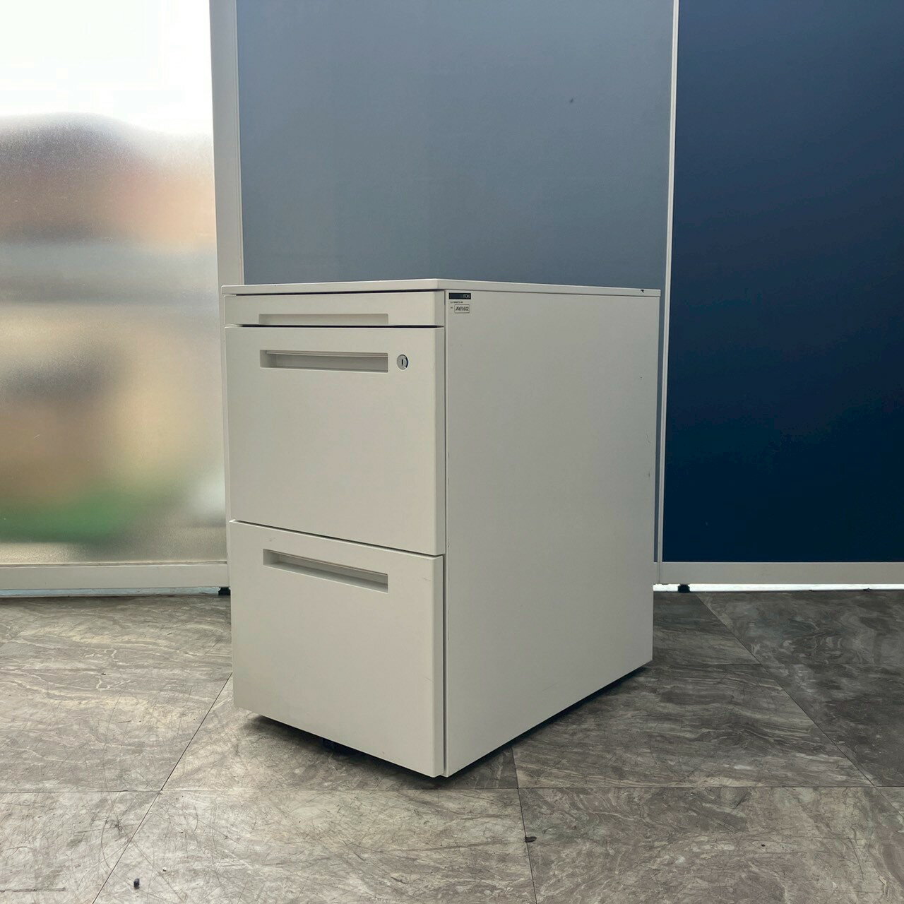 【中古】ワゴン CZR-046MPCS-W9 イトーキ ITOKI 3段 引き出し収納 W395mm/D590mm/H650mm オフィス用 ホワイト