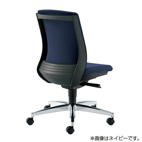PLUS オフィスチェア BeneS ベネス 肘なし ローバック ダークグレーフレーム アルミ脚 ベージュ KC-BN33SL BE220S[ テレワーク 在宅勤務 在宅ワーク リモートワーク 自宅勤務 在宅 SOHO スマートオフィス ] [2]