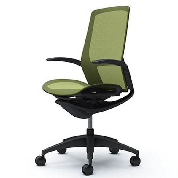 【受注生産品】オカムラ オフィスチェア フィノラ ハイバック デザインアーム ブラックパネル ブラック..