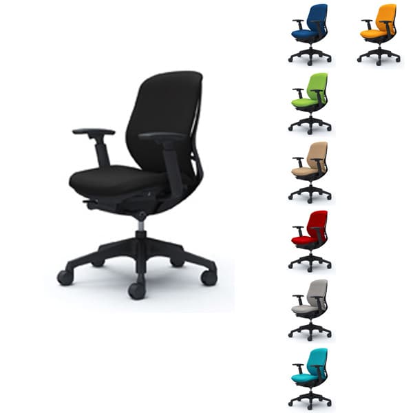 【ポイント10倍】オカムラ チェア Sylphy(シルフィー) 可動肘 背クッション ロー ブラックボディ 樹脂脚 C683XR[ テレワーク 在宅ワーク 在宅勤務 リモートワーク 自宅用オフィスチェア SOHO スマートオフィス ]