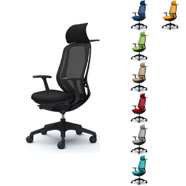 【ポイント10倍】オカムラ チェア Sylphy(シルフィー) 固定肘 背メッシュ EXハイ ブラックボディ ハンガー付 樹脂脚 C64BXR[ オフィスチェア 事務用チェア チェア 椅子 イス 事務椅子 デスクチェア パソコンチェア グッドデザイン賞受賞 高機能 シルフィー ]