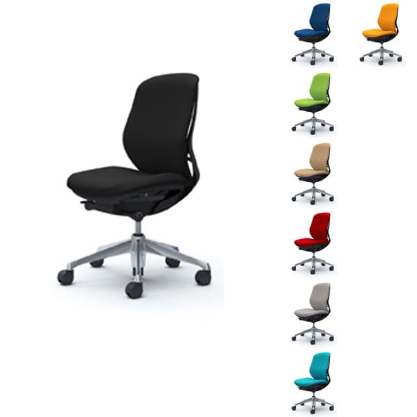 【ポイント10倍】オカムラ チェア Sylphy(シルフィー) 背クッション ロー ブラックボディ アルミ脚 C633BR[ テレワーク 在宅ワーク 在宅勤務 リモートワーク 自宅用オフィスチェア SOHO スマートオフィス ]