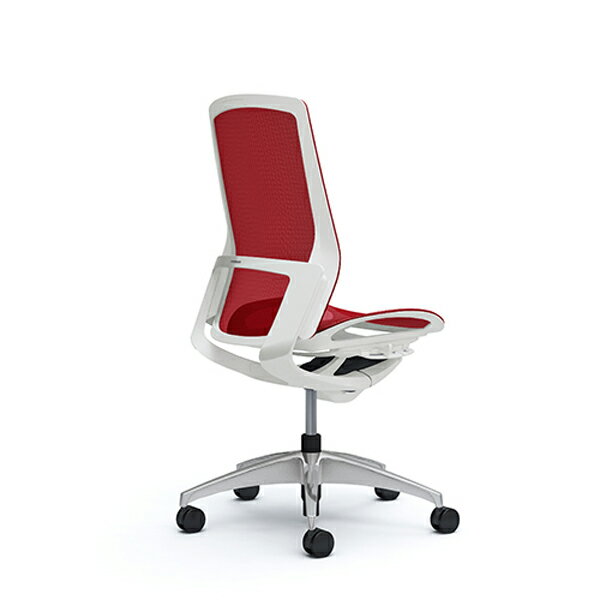 【受注生産品】オカムラ オフィスチェア フィノラ 肘なし ハイバック メッシュ座 レッド C735CW-F1E9[ テレワーク 在宅勤務 在宅ワーク リモートワーク 自宅勤務 在宅 SOHO ] [2]