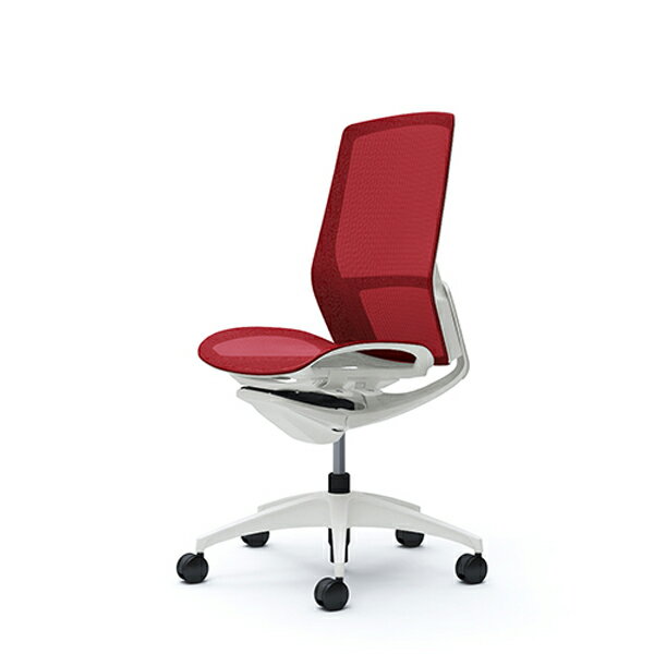 Rakuten - 【受注生産品】オカムラ オフィスチェア フィノラ 肘なし ハイバック メッシュ座 レッド C735WW-F1E9[ テレワーク 在宅勤務 在宅ワーク リモートワーク 自宅勤務 在宅 SOHO ]