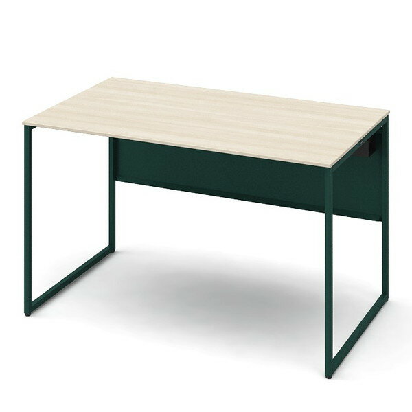 オカムラ 平机 ソリスト スタンダードタイプ ダークグリーン脚 W1200×D700×H720mm プライズウッドライト 3K20LE MHG3 [ テレワーク 在宅勤務 在宅ワーク リモートワーク 自宅勤務 在宅 SOHO ]