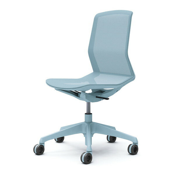 『受注生産品』オカムラ オフィスチェア シナーラ 肘なし セージ ホローウレタンキャスター CD76NK F2X..