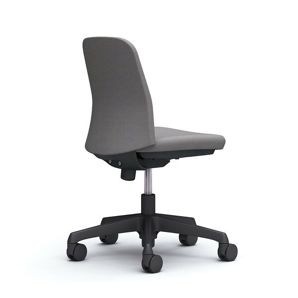 オカムラ ライブス エントリーチェア コンパクトタイプ ブラックボディ 肘なし グレー CD13AR FXW1 [ Lives EntryChair テレワーク ] [2]