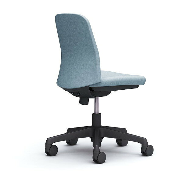 オカムラ ライブス エントリーチェア コンパクトタイプ ブラックボディ 肘なし セージ CD13AR FXW9 [ Lives EntryChair テレワーク ] [2]