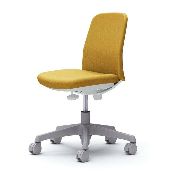 Other - オカムラ ライブス エントリーチェア コンパクトタイプ ホワイトボディ 肘なし イエロー CD13BW FXW7 [ Lives EntryChair テレワーク ]