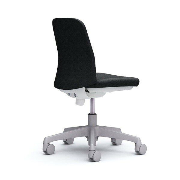 オカムラ ライブス エントリーチェア コンパクトタイプ ホワイトボディ 肘なし ブラック CD13BW FM31 [ Lives EntryChair テレワーク ]