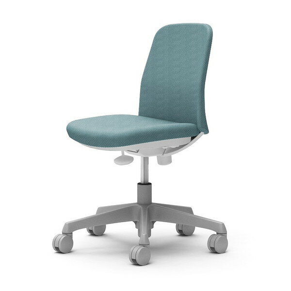 Rakuten - オカムラ ライブス エントリーチェア コンパクトタイプ ホワイトボディ 肘なし セージ CD13BW FZH6 [ Lives EntryChair テレワーク ]