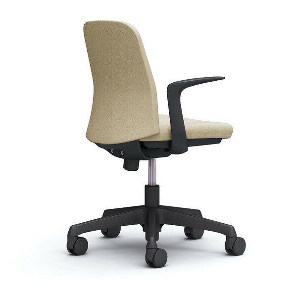 オカムラ ライブス エントリーチェア コンパクトタイプ ブラックボディ デザインアーム ベージュ CD23AR FXW2 [ Lives EntryChair テレワーク ] [2]