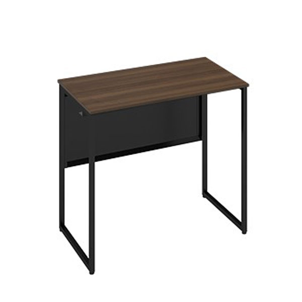 オカムラ ソリスト ホームデスク ブラック脚 W800×D450×H720mm メラミン天板 プライズウッドダーク 8TS0FH MDY9 [ デスク 平机 リモートワーク ]