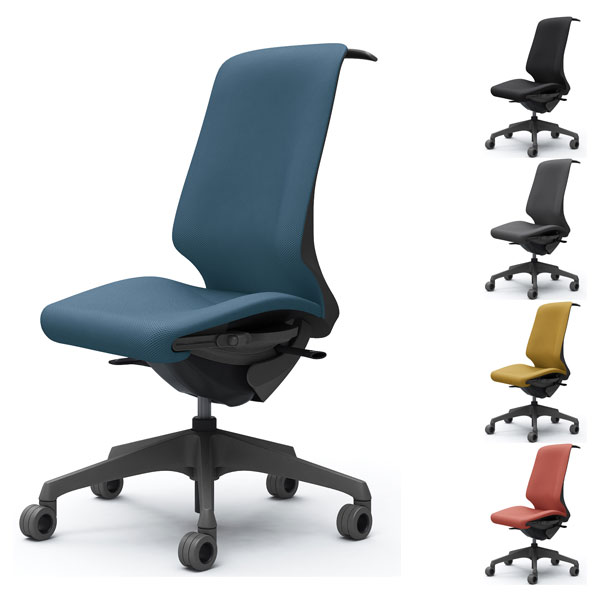 『受注生産品』オカムラ オフィスチェア スフィア ハイバック ダークグレーボディ 肘なし 座調節有 ハンガー付 ホローウレタンキャスター リネット CT1BFE FR