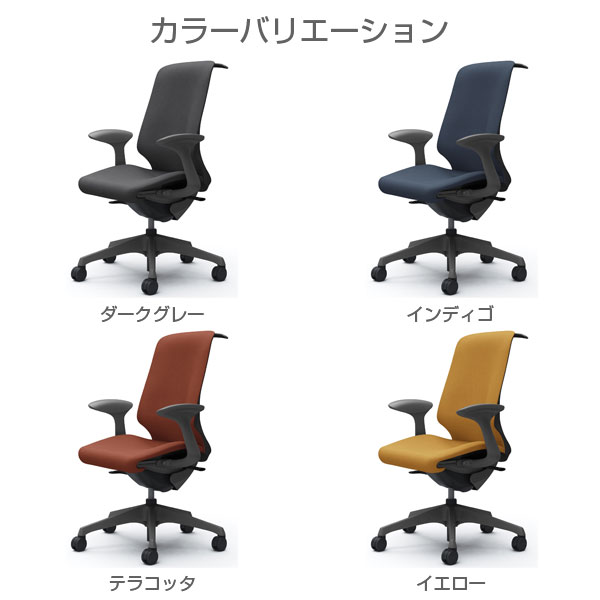 『受注生産品』オカムラ オフィスチェア スフィア ハイバック ダークグレーボディ 固定肘 座調節有 ハンガー付 ノーマルナイロンキャスター インターロック CT2BAE FX