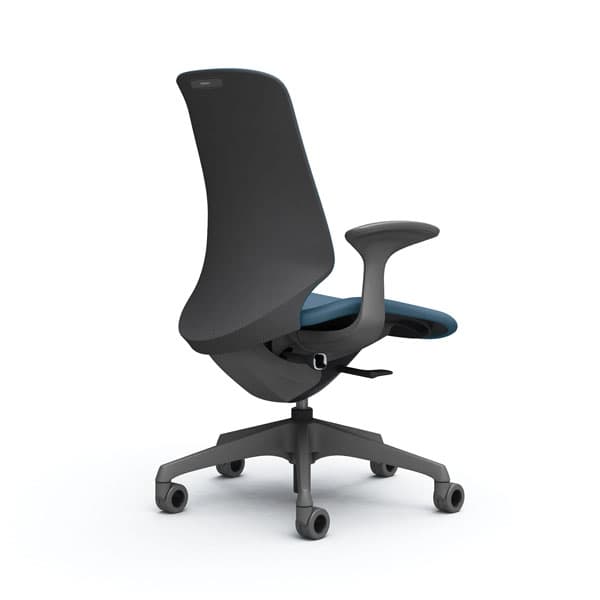 『受注生産品』オカムラ オフィスチェア スフィア ハイバック ダークグレーボディ 固定肘 座調節無 ホローウレタンキャスター リネット CT2CFE FR