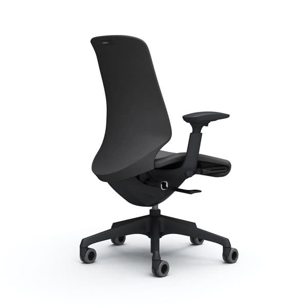 『受注生産品』オカムラ オフィスチェア スフィア ハイバック ブラックボディ 可動肘 座調節有 ホローウレタンキャスター インターロック CT4AFA FX [3]