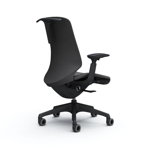 『受注生産品』オカムラ オフィスチェア スフィア ハイバック ブラックボディ 可動肘 座調節有 ハンガー付 ホローウレタンキャスター インターロック CT4BFA FX [3]