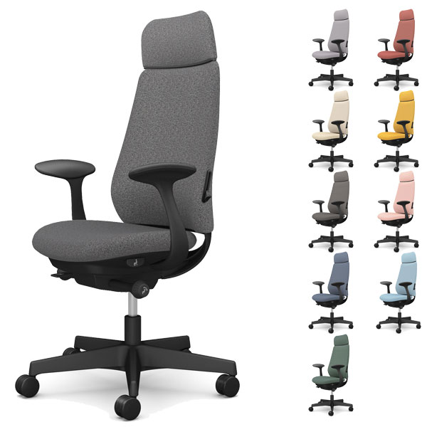 【ポイント10倍】オカムラ チェア ポータム エクストラスタンダードバック ブラックフレーム 背クッシ..