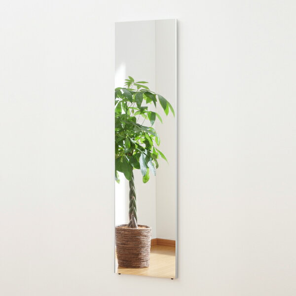 リフェクスミラー スタンダード スリムエッジ W40×H150cm シルバー RM-4[ 割れない 軽量 軽い フィルムミラー 姿見 全身鏡 全身ミラー 安全 ]