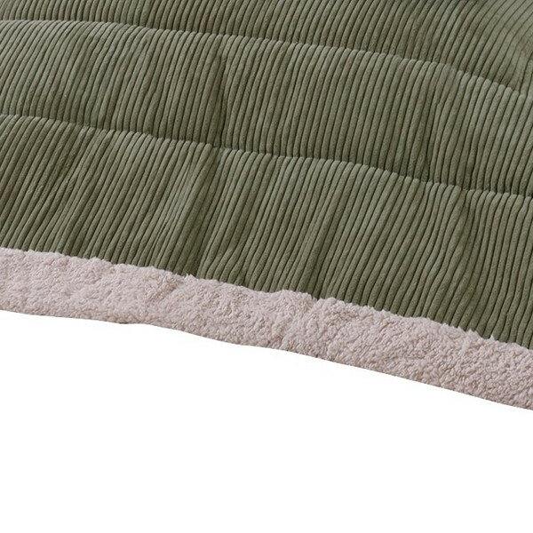 東谷 薄掛こたつ布団 正方形 W190×D190cm カーキ KK-141KH [2]