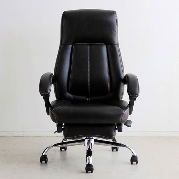 東馬 TM ソレード オフィスチェア ブラウン 家具 椅子 デスクチェア リクライニング フットレスト付