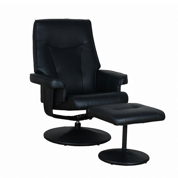 東馬 マッシュ パーソナルチェア ブラック 家具 チェア 椅子 書斎 リラックス オットマン付