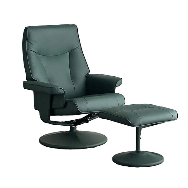 東馬 マッシュ パーソナルチェア グリーン 家具 チェア 椅子 書斎 リラックス オットマン付