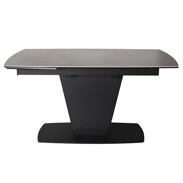 ダイニングテーブル UP シウバ 伸長式ダイニングテーブル セラミック 4人 6人 W140cm〜180cm 東馬 コンクリート柄 伸縮 テーブル おしゃれ