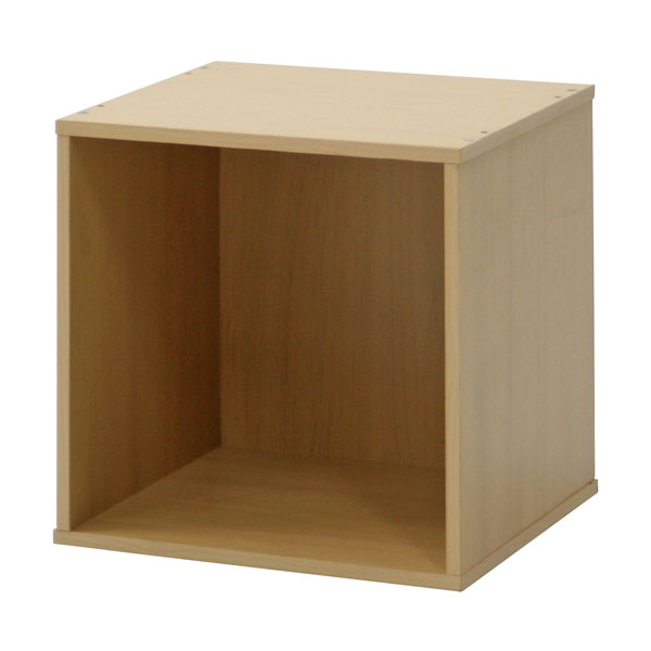 不二貿易 キューブボックス オープン ナチュラル CB35OP(NA) 収納家具 収納 ボック...