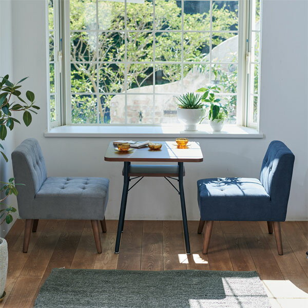 弘益 mild 1Pソファ W560×D620×H700mm グレー MLD-LS001S(GR)[ ミルド 椅子 いす ソファ 1人用 ダイニング リビング ] [3]