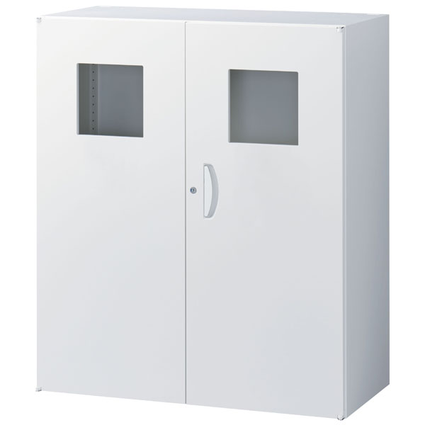 Rakuten - 生興 クウォール トラッシュボックス 下置用 W900×D450×H1050mm RW45-10HX[ オフィス家具 収納 収納家具 スチール書庫 システム収納庫 ]